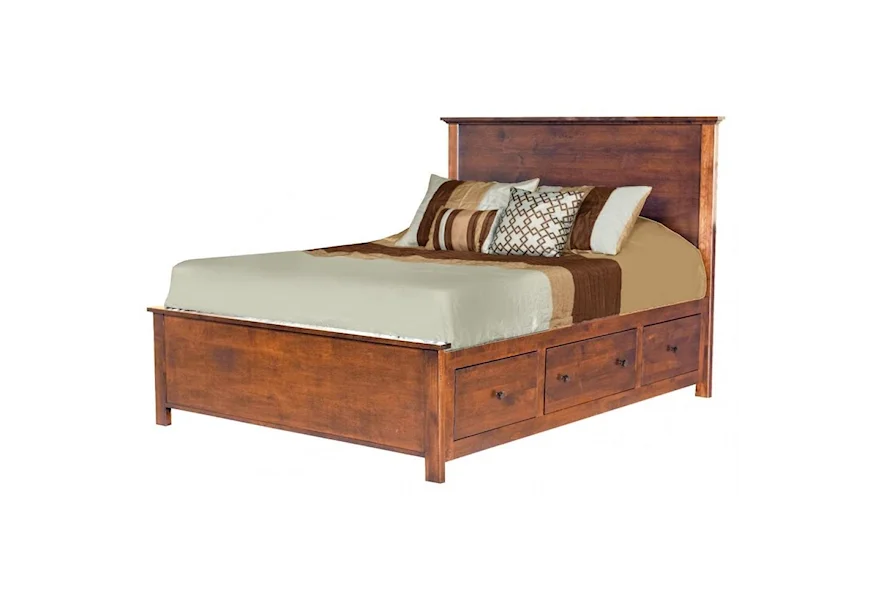 DO NOT USE - Shaker Queen Elevated Storage Bed by Archbold Furniture at Esprit Decor Home Furnishings